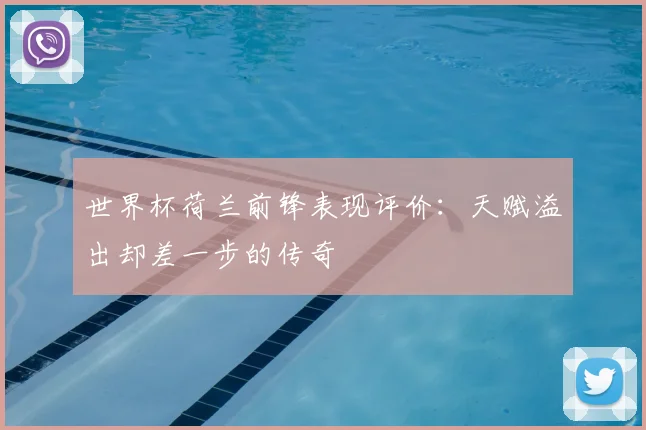 世界杯荷兰前锋表现评价：天赋溢出却差一步的传奇